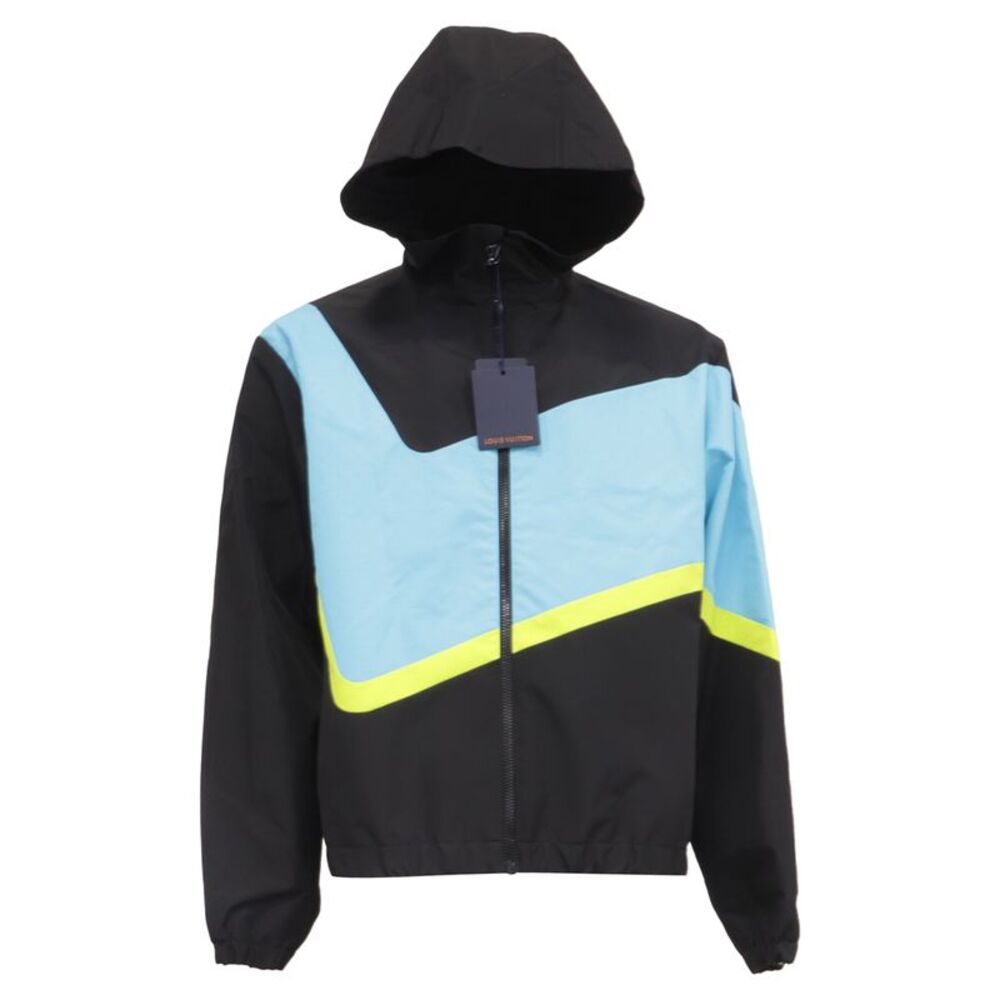 Louis Vuitton Monogram Color-Block Windbreaker in Multicolor Polyester